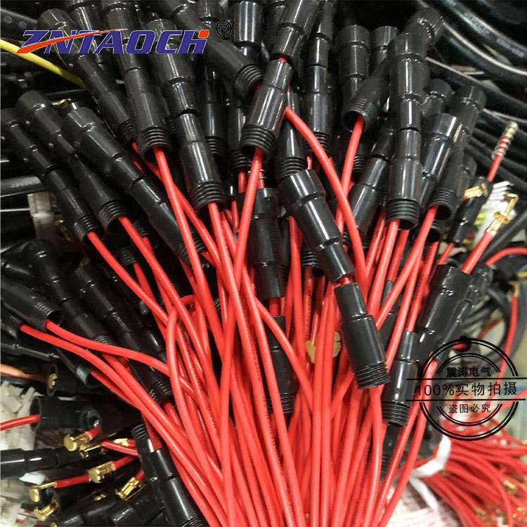 保险管座5×20 带线带弹簧 引线套管 保险丝座 带电线车用保险丝