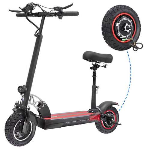 KUGOO M4PRO折叠电动滑板车48V-800W后轮电机轮毂带充气越野轮胎