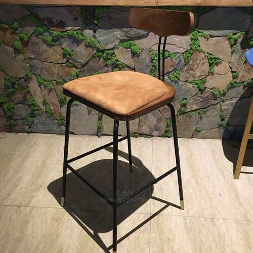 意式极简蚂蚁吧椅简约复古咖啡厅贰麻铁艺工业风LOFT设计师专用款