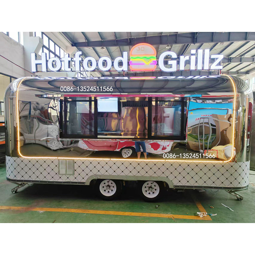 上海亿宝实力工厂大卖场展览车道具小吃车街景美食车foodtrcuks