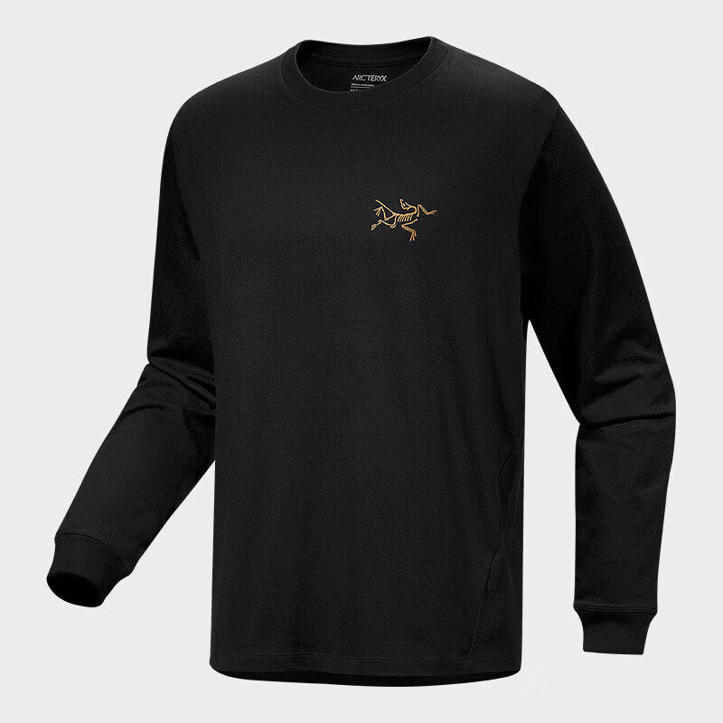 ARC'TERYX 始祖鸟 Kragg Cotton 户外圆领长袖T恤 棉质印花上衣
