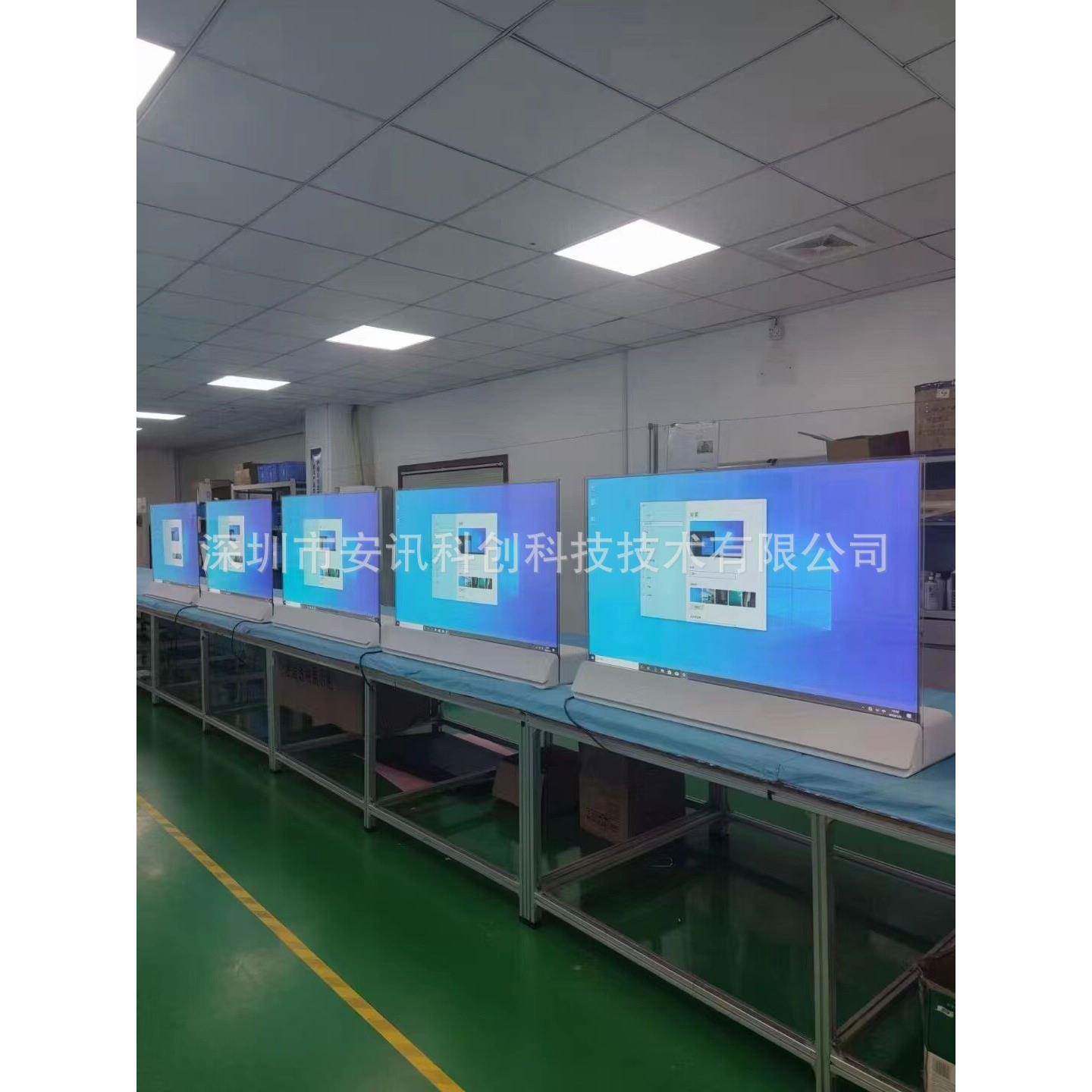 立式广告机55寸清透明屏广告机大型商场广告机展示厅OLED显示屏