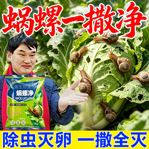 一撒全灭蜗牛药菜地杀专用特效