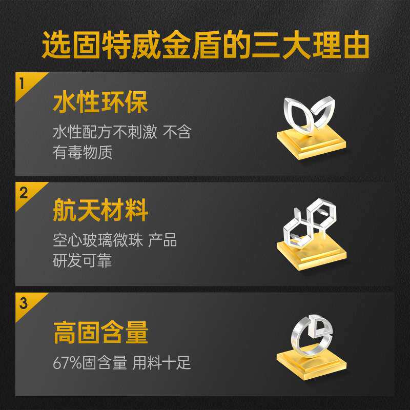固特威汽车底盘装甲非自喷水性型底层防护涂层防锈隔音胶地盘护甲