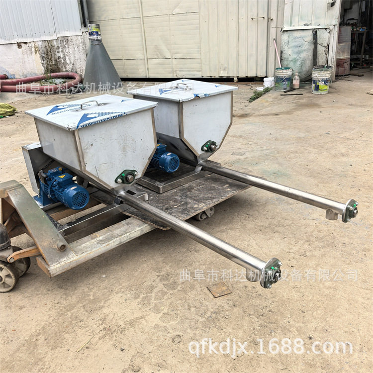 加长管道石灰石粉小型螺旋给料机XWZF40公斤泡沫粉微型喂粉机