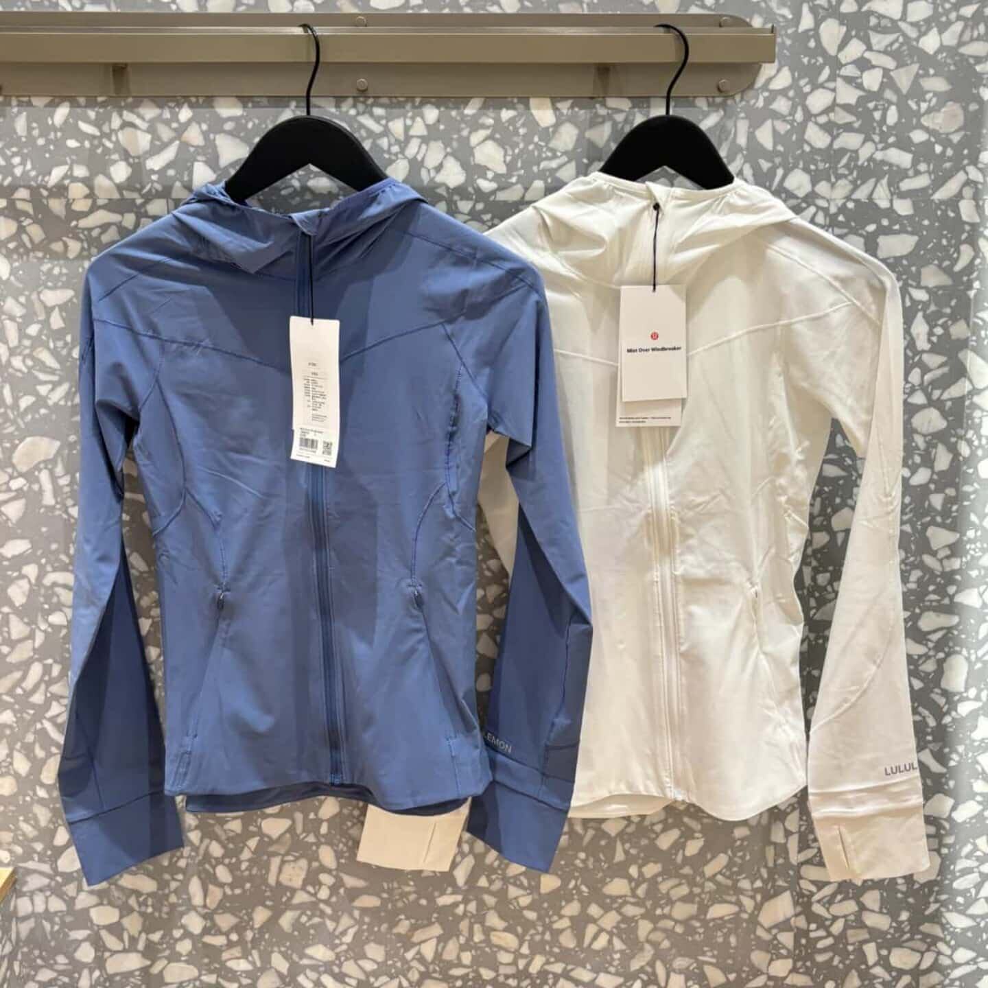 lululemon Mist Over防风防晒速干轻薄连帽自收纳皮肤衣夹克