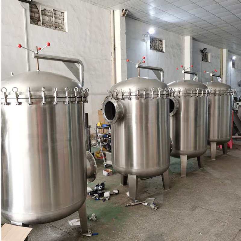 食品级不锈钢布袋式过滤器PP棉熔喷袋式过滤器糖水饮料杂质过滤器