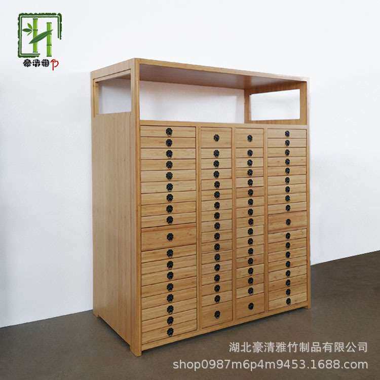 立豪竹制品厂实竹茶柜普洱茶柜楠竹博古架竹木茶架茶楼全竹家具