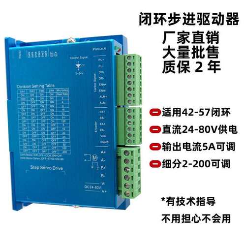 时代超群57/60高速伺服闭环步进电机驱动器控制器HBS57AJ工厂直供