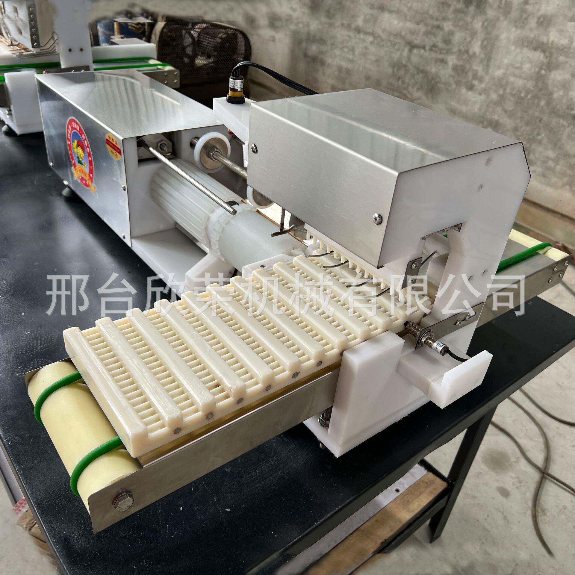 数控续穿切30一体机全自连动鸡心自动穿肉串机大型牛羊肉穿串式机