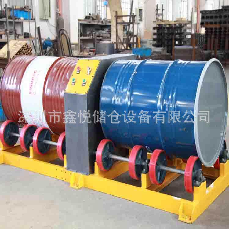 不锈防油桶翻转器钢气动搅拌机器爆搅拌油桶车TY00B06双6油桶旋转