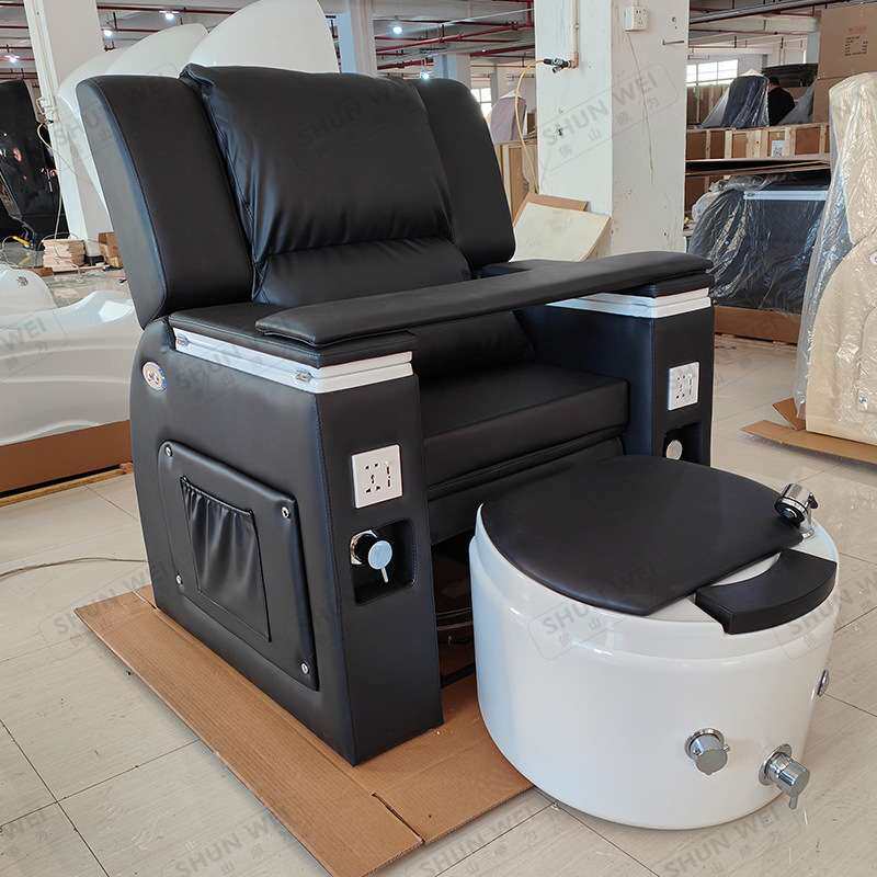 美甲沙发nail salon分体沐足盆洗脚池修脚椅足疗足浴spa洗脚椅
