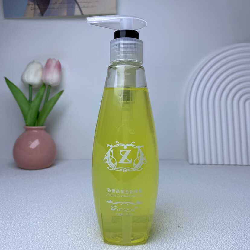 彩爵晶莹色彩尚品造型啫喱膏250ml塑形保湿修护卷发造型强力定型