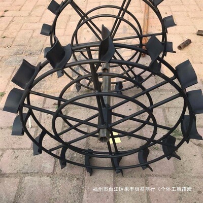 微耕机爬行铁轮轮旱地防滑水田微耕机配件轮行走爬行铁轮其他