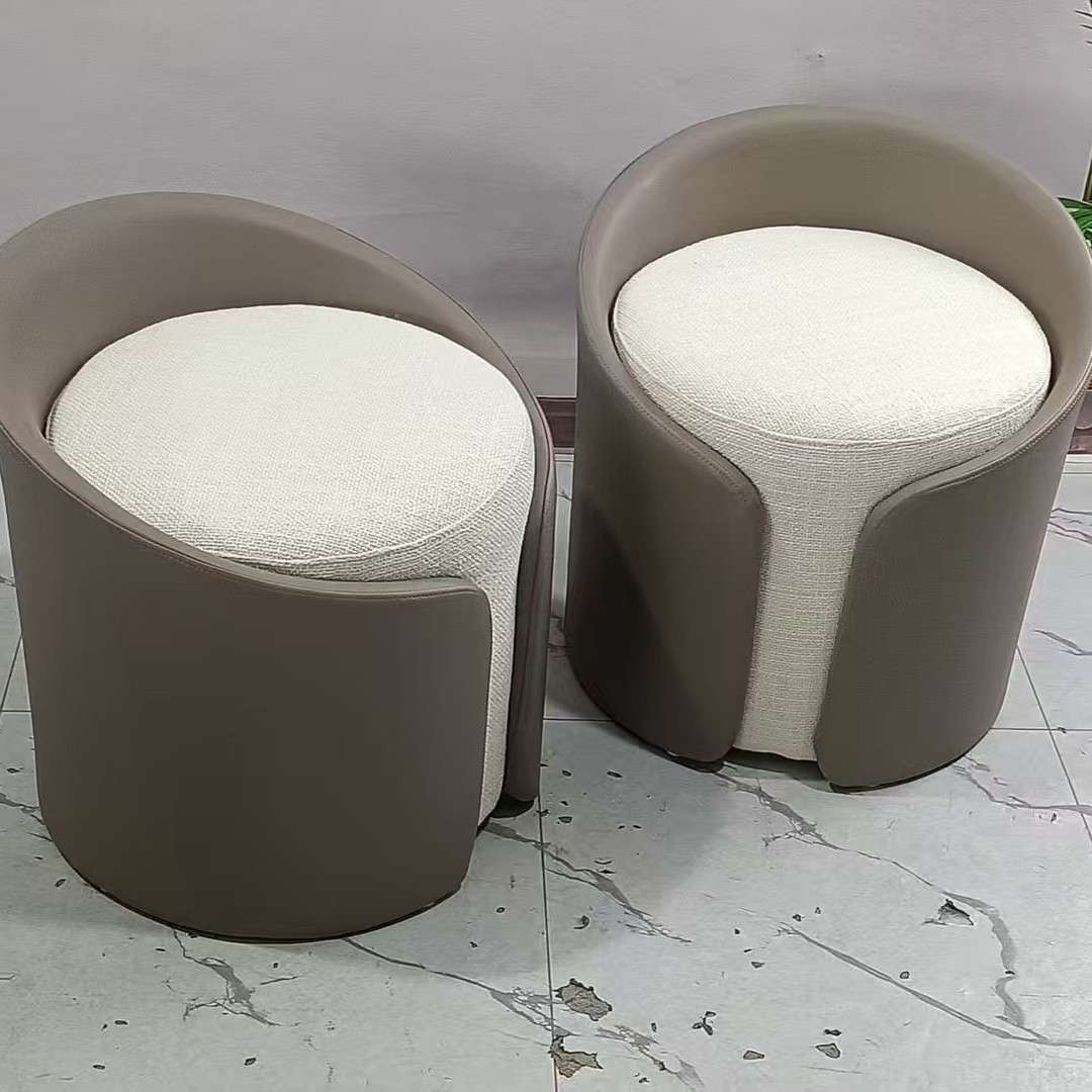 北欧梳妆凳小圆墩客厅沙发凳网红坐墩凳设计师创意家用化妆凳子
