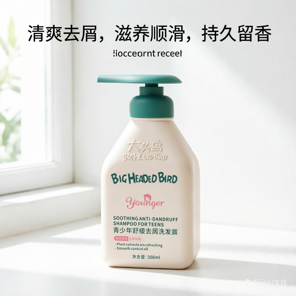 青少年专用洗发水舒缓去屑控油柔顺保湿氨基酸配方学生党专用