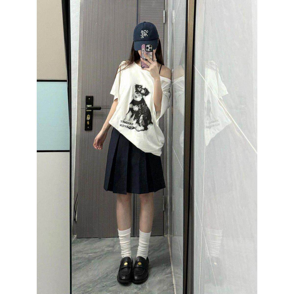 黑色亚麻半身裙女2026新款夏季大码胖mm中长裙小个子a字棉麻伞裙