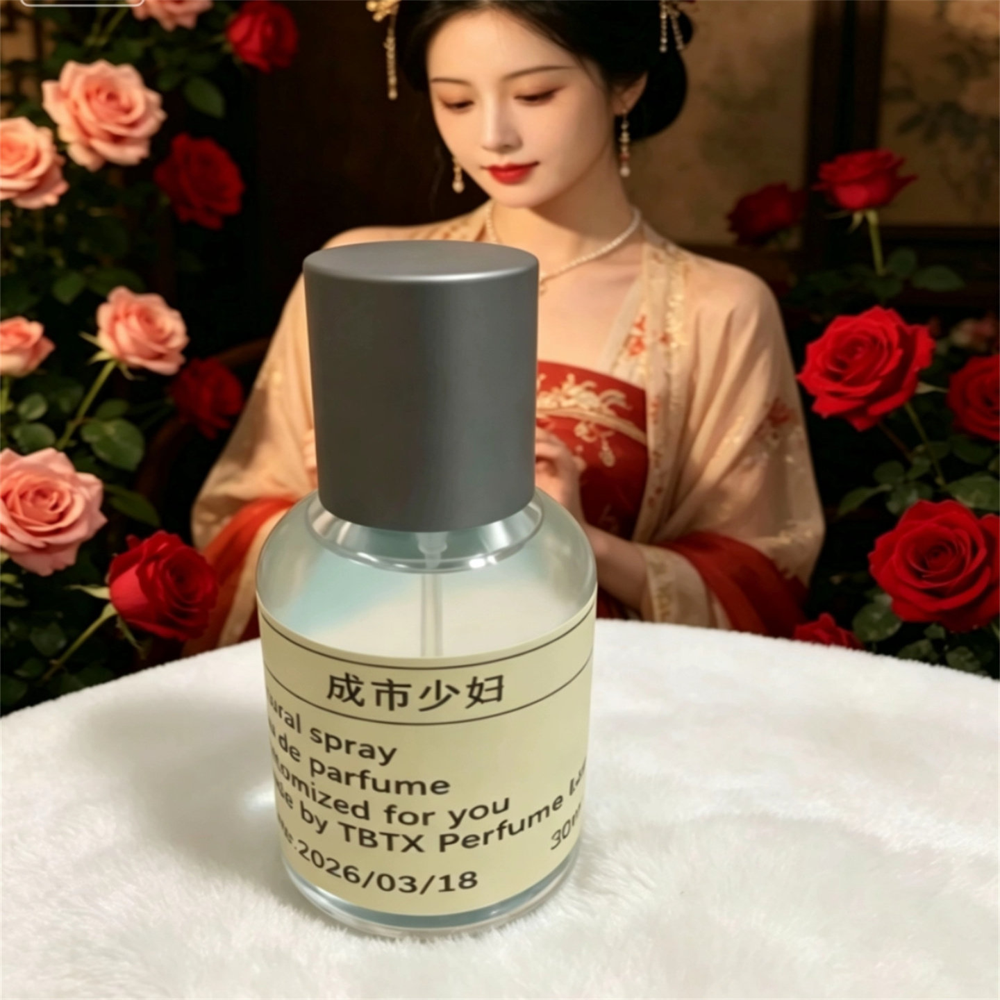 TBTX都市少妇香水原创手调玫瑰花果香调香氛约会出行小众香氛