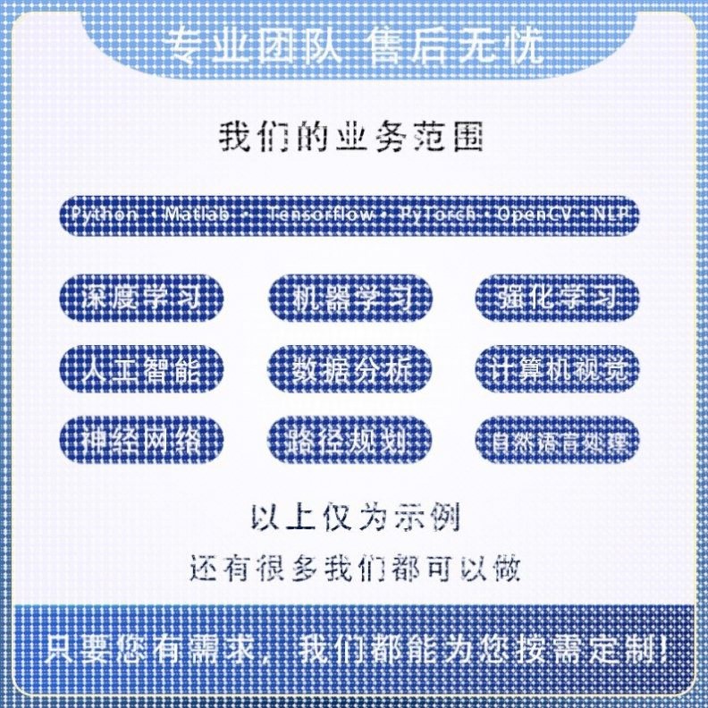 python代编程深度学习代做神经网络图像处理机器视觉自然语言处理图片