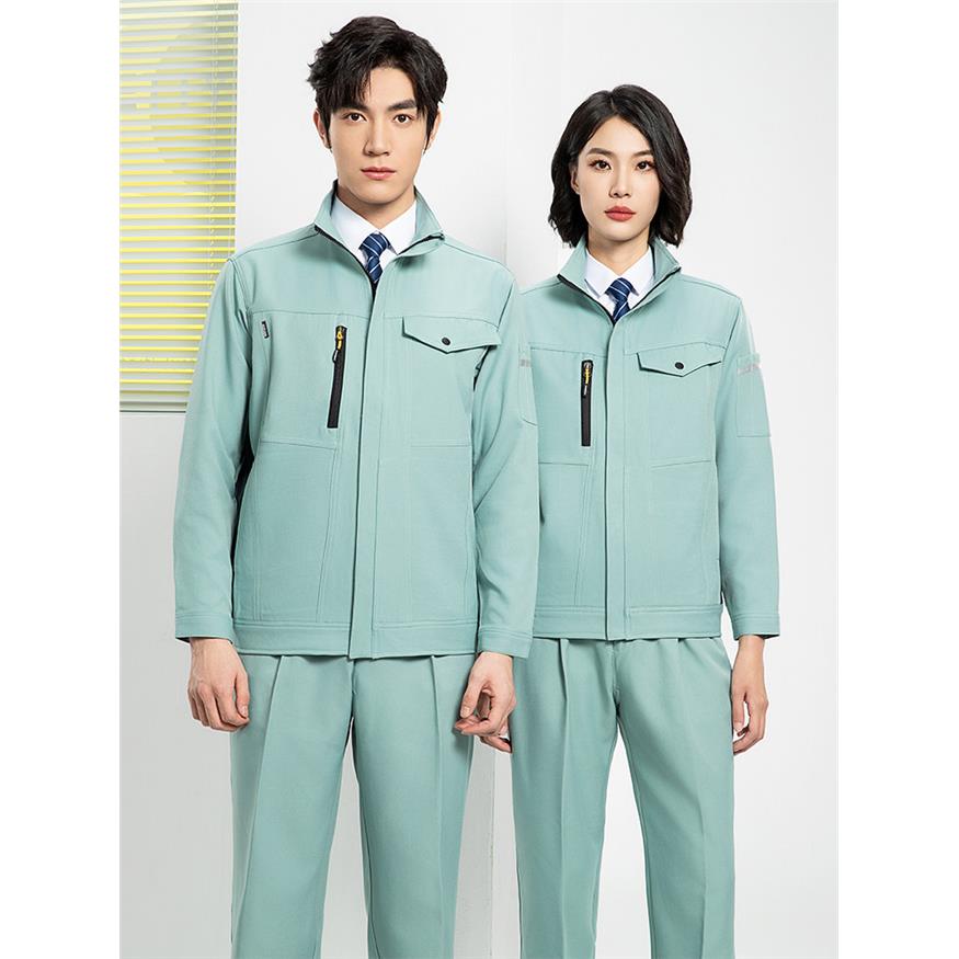 定制秋冬季高端工作服企业办公室工程师夹克电工车间劳保服定制