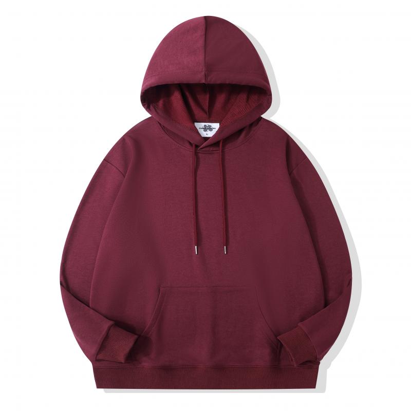 连帽卫衣定制印LOGO纯色班服团建团体文化衫秋冬季长袖外套工作服