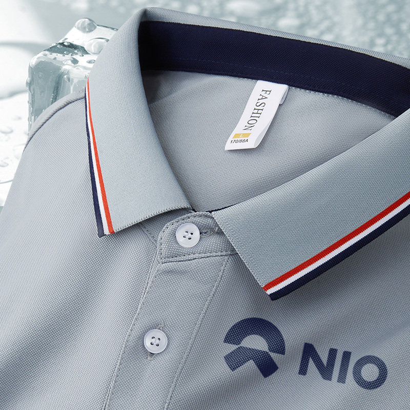 4S店工作服POLO衫定制印logo纯棉t恤汽车美容修理店工装订制夏季