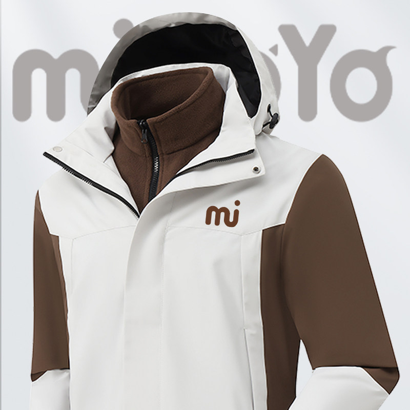 秋冬季三合一冲锋衣工作服定制印logo公司团队工装户外活动文化衫