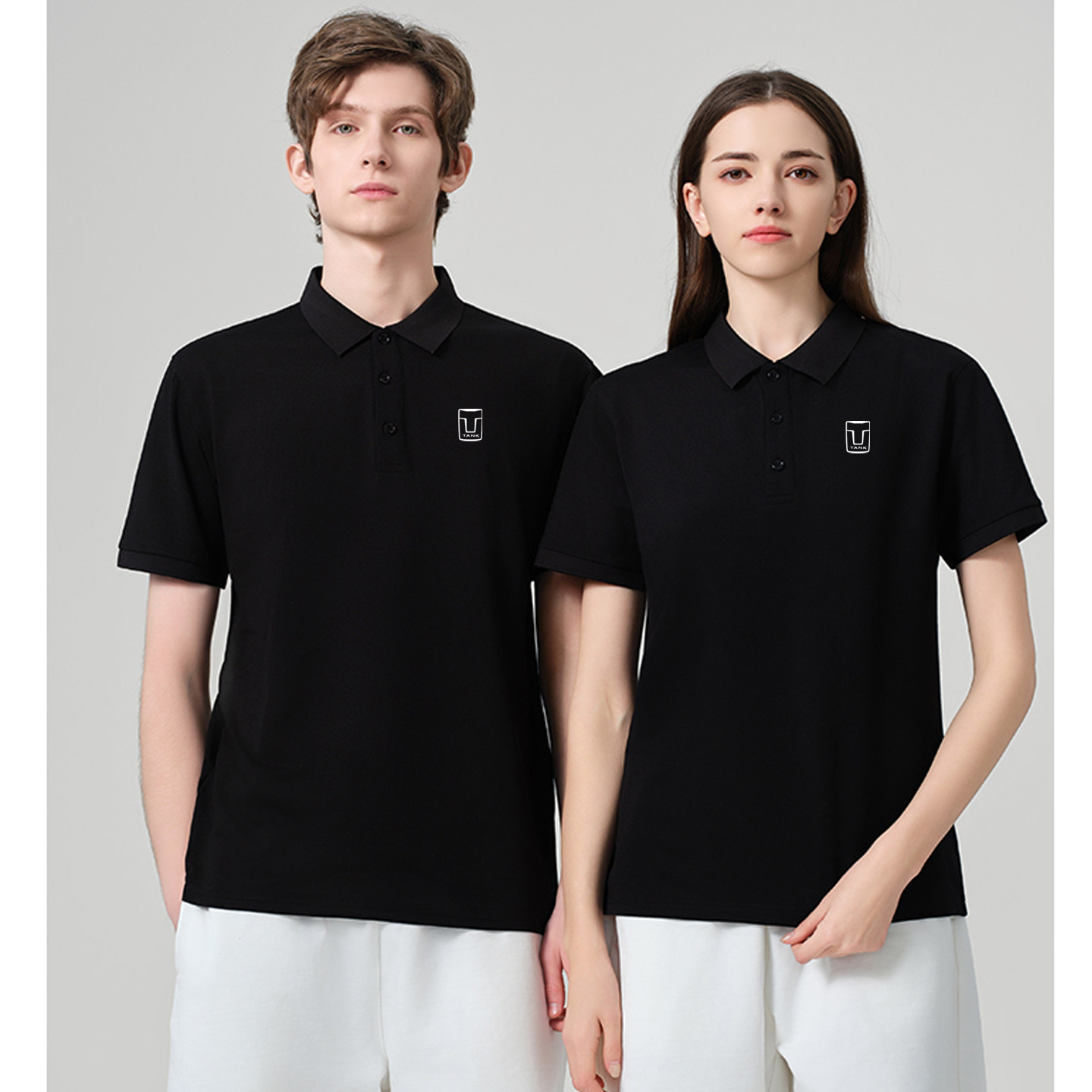 长城坦克汽车工作服Polo衫翻领4S店销售前台工装工作服定制logo