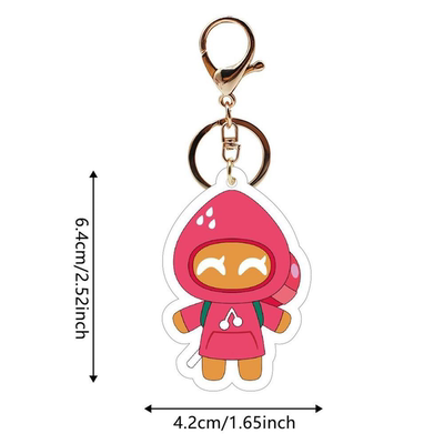 Cookie Run Kingdom冲呀饼干人王国亚克力钥匙扣挂件跨境新品
