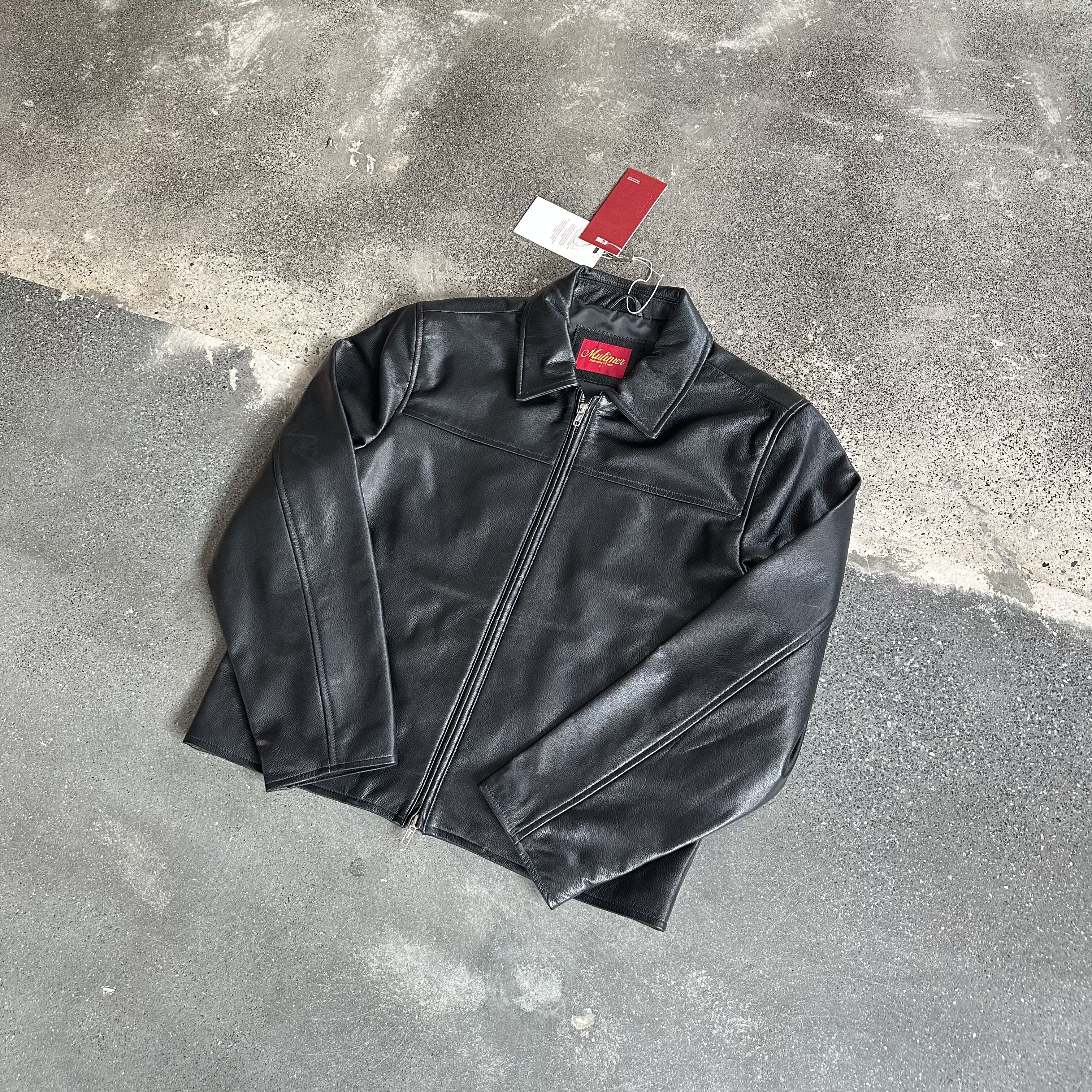 thumbnail for FY-Mutime* Genuine Leather Black Jacket