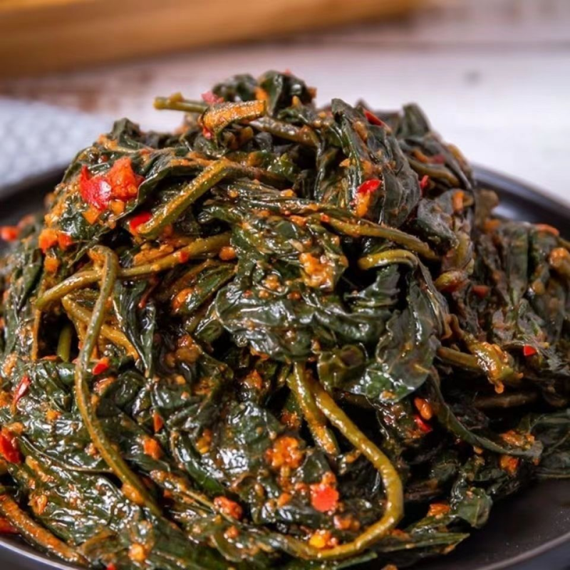 延边东北子叶泡菜风味韩式腌制紫苏叶朝鲜族香辣咸菜新鲜