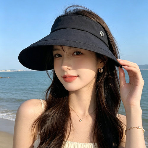 夏季女款空顶防晒骑行帽户外遮阳