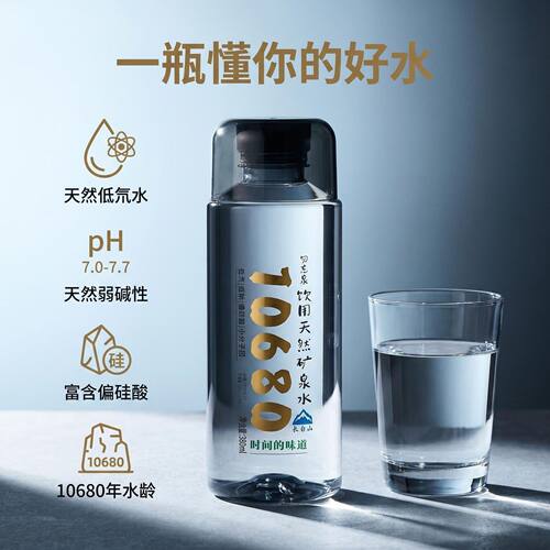 天然低氘弱碱偏硅酸大容量矿泉水