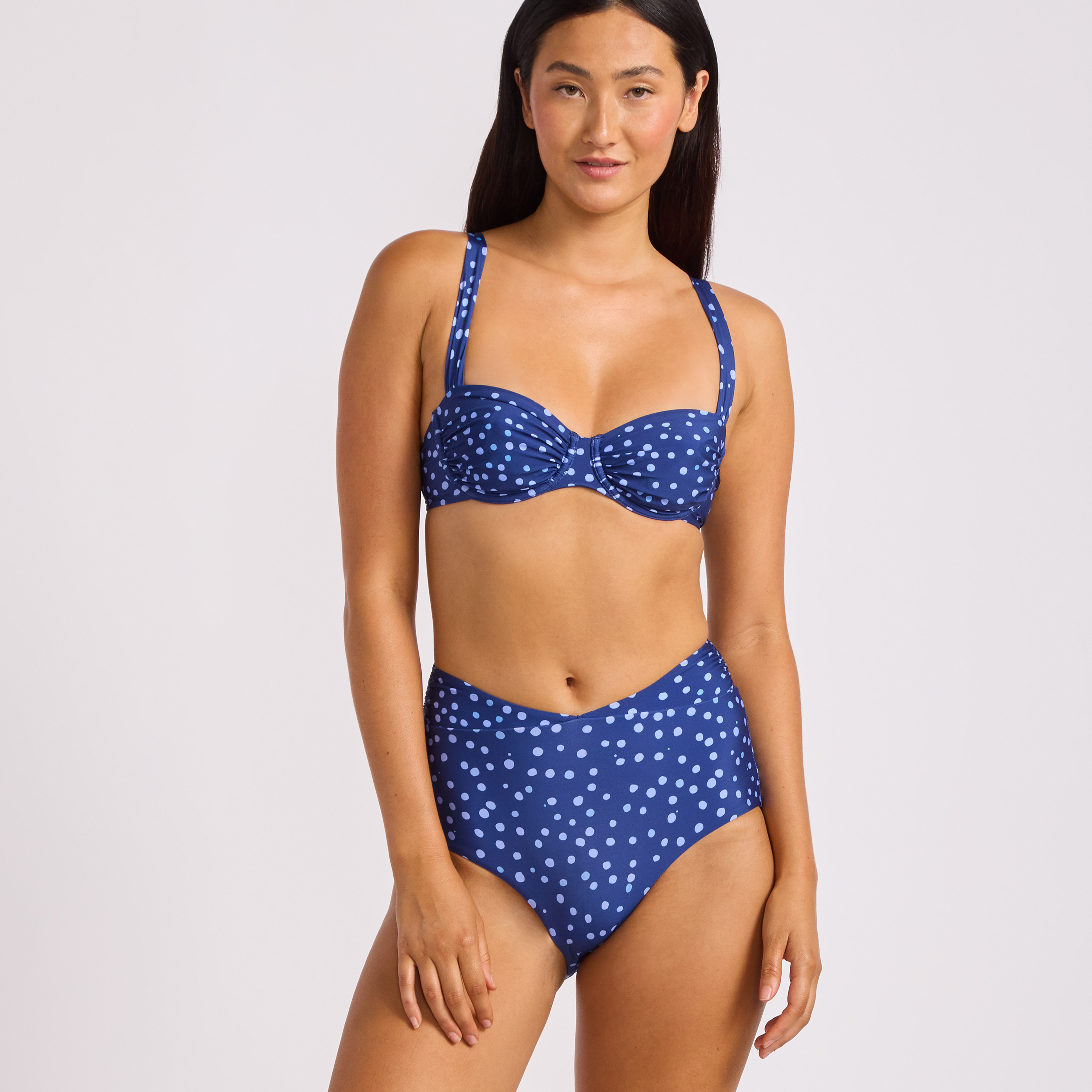 SEAFOLLY 泳裤女高腰收腹显瘦遮肚温泉百搭海边度假风比基尼下装