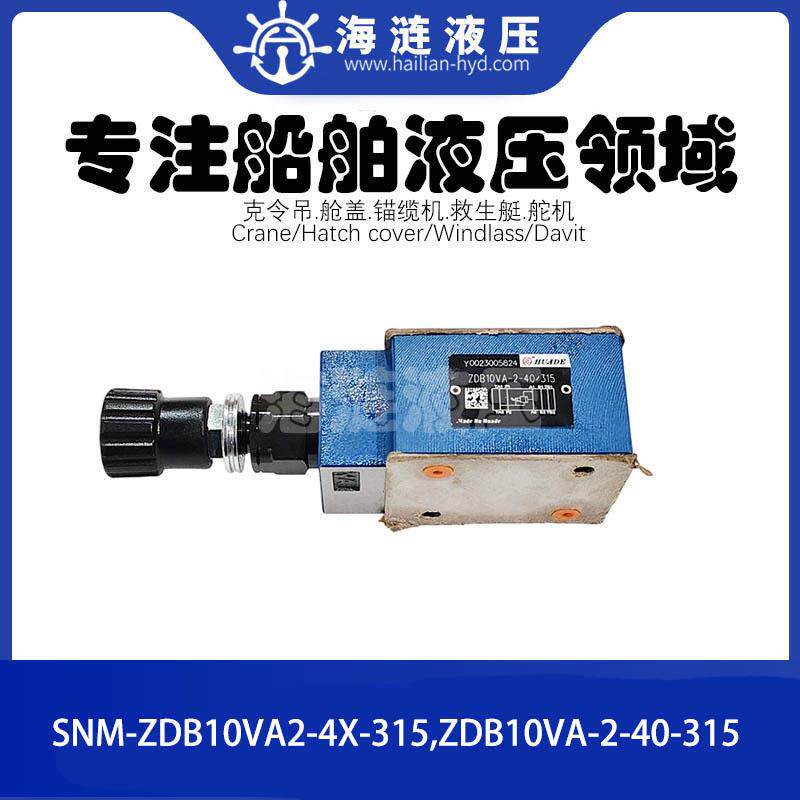 叠加先导溢流阀SNM-ZDB10VA2-4X315；ZDB10VA-2-40315
