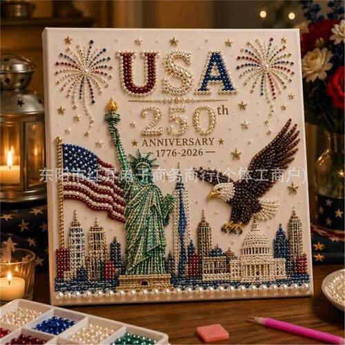 USA 250th Anniversary DIY Pearl Painting Kit 250周年DIY纪念