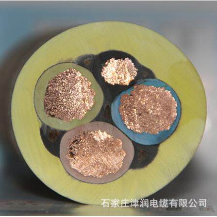 矿用MYPT橡套电缆MY 3*6+1*6橡胶电缆参数压铜线