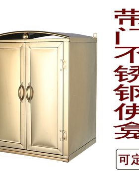 不锈钢佛龛带门挂龛壁龛佛柜佛台供台神龛家用可挂墙现代风柜子