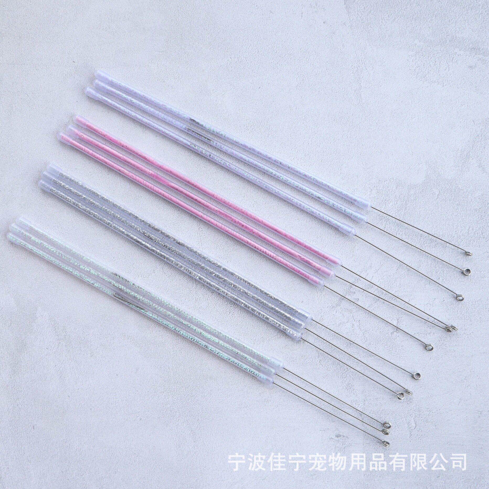 厂家伸缩逗猫棒手柄宠物玩具伸缩杆轻便逗猫棒玩具颜色可改