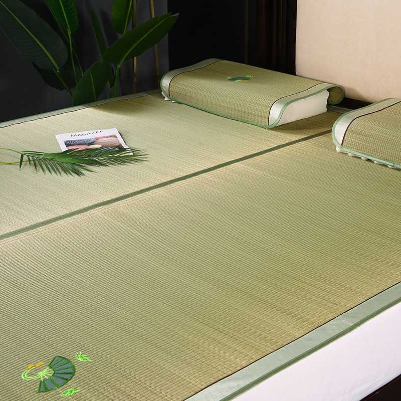 草席 供应 折叠式草席清水草大包边凉席 席子