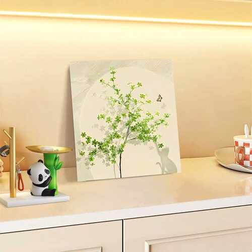 清新风餐厅风抽象人脸VOGUE软装入户玄关轻奢客厅电视背景装饰画