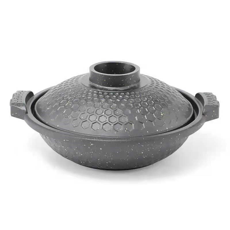 铝合金砂锅煲黄焖鸡米饭茄子煲锅巴饭日韩料理焖煮煲小火锅煲仔锅