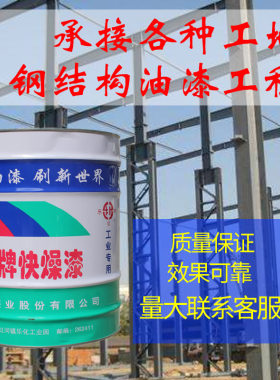 乐化牌快燥漆金属栏杆铁门防锈漆翻新油漆干燥迅速防腐漆15kg