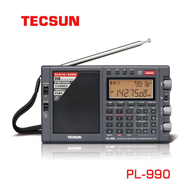 Tecsun/德生 PL-990便携式调频/中波/短波/边带收音机/音乐播放