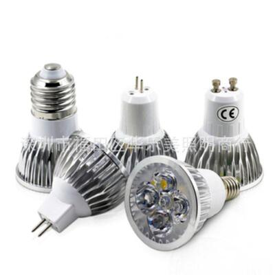 85-265V灯泡射灯 GU10 E27 GU5.3 MR16 3W 4W 5W LED大功率灯杯