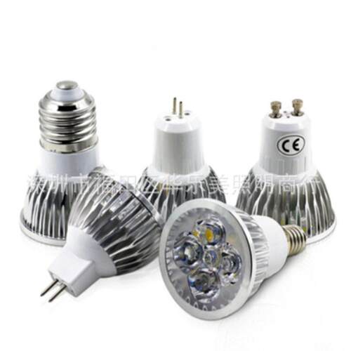 85-265V灯泡射灯 GU10 E27 GU5.3 MR16 3W 4W 5W LED大功率灯杯