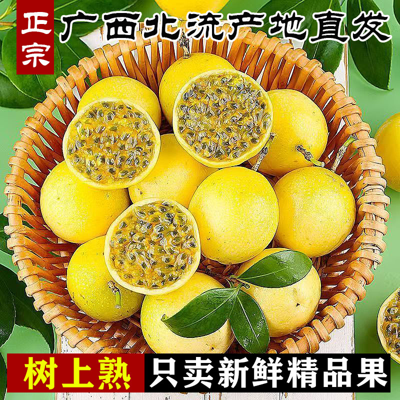 广西钦蜜9号百香果现摘5斤