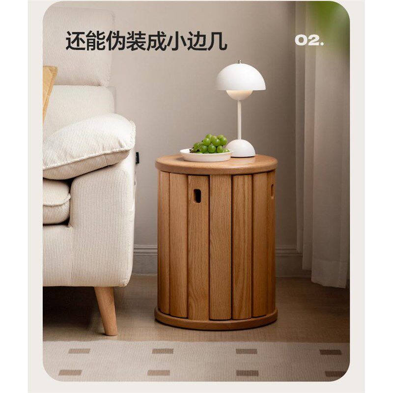 实木堆叠凳餐厅家用可叠放凳子橡木叠叠乐圆凳组合餐凳红橡木套凳