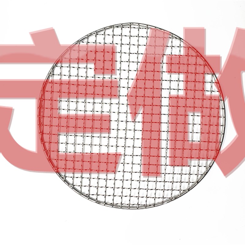 加粗圆形不锈钢烧烤网烤片加厚蒸锅篦子烤肉篦子烧烤圆网家用烤盘