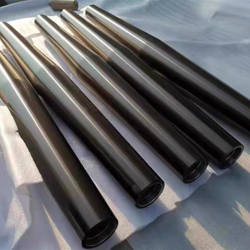 加工定制茶色氧化铝合金辊筒硬质氧化网纹辊压花辊展平辊 铝导辊